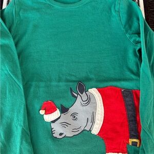Mini Boden Holiday Long Sleeve Tee, Youth size 8-9